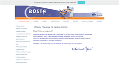 Desktop Screenshot of bosta.com.pl